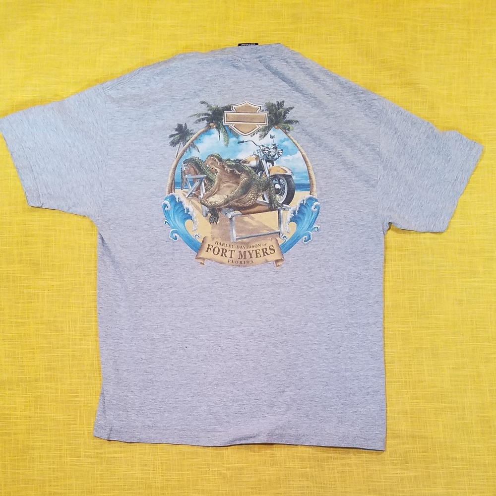 Harley Davidson Fort Meyers Graphic T Shrt